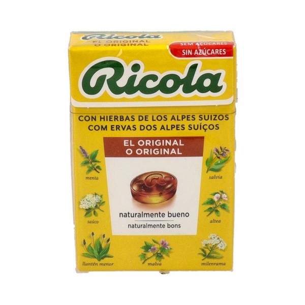 Ricola Caram S/A Hierbas 50 G Stevia