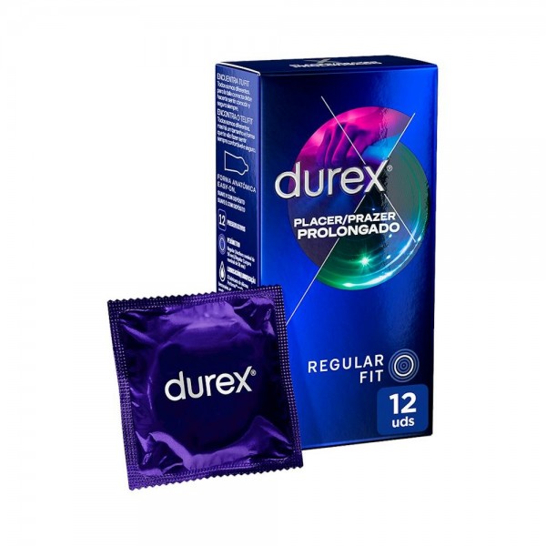 DUREX PLACER PROLONGADO EASY ON 12 UD