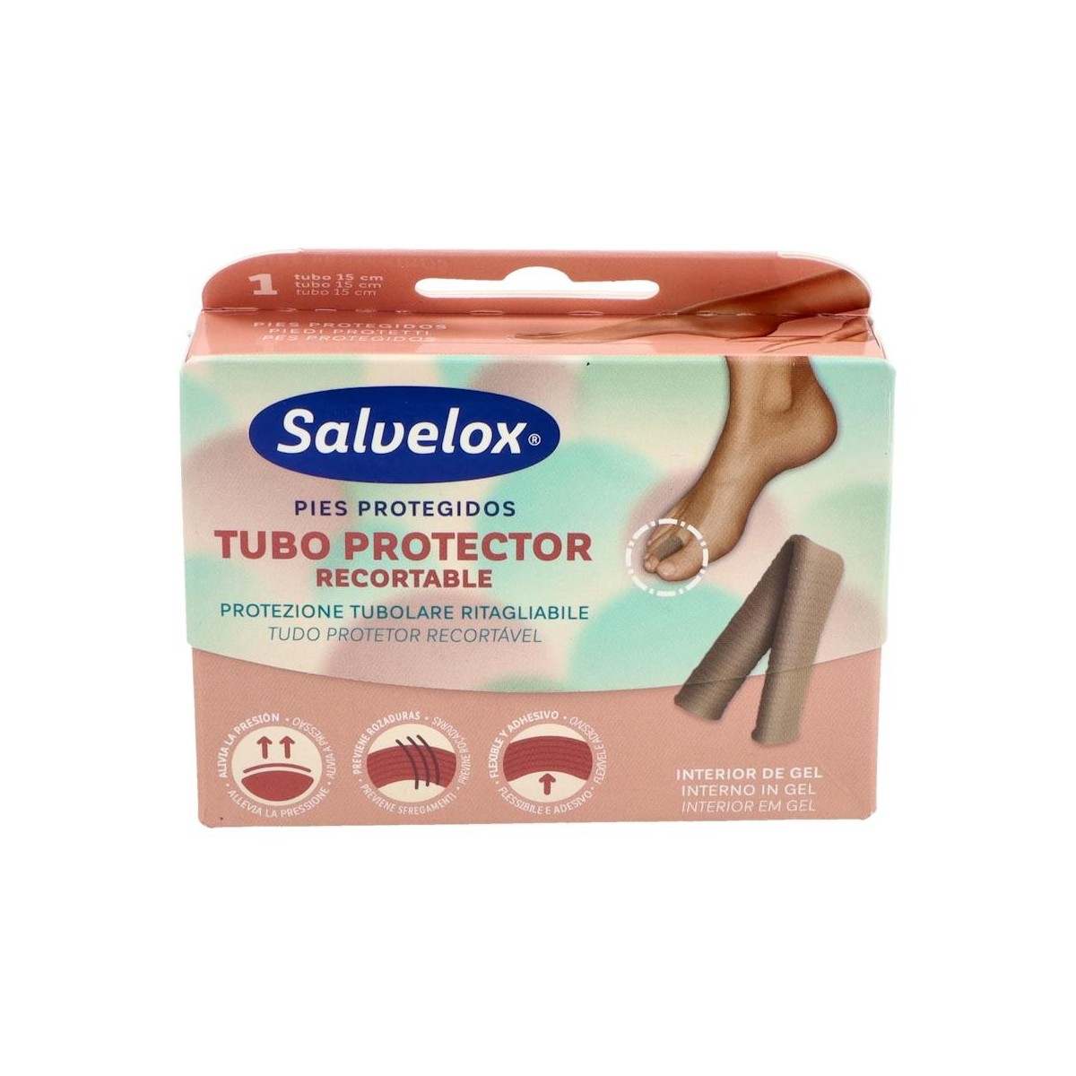 Salvelox Tubo Protector Dedos Pie 15Cm