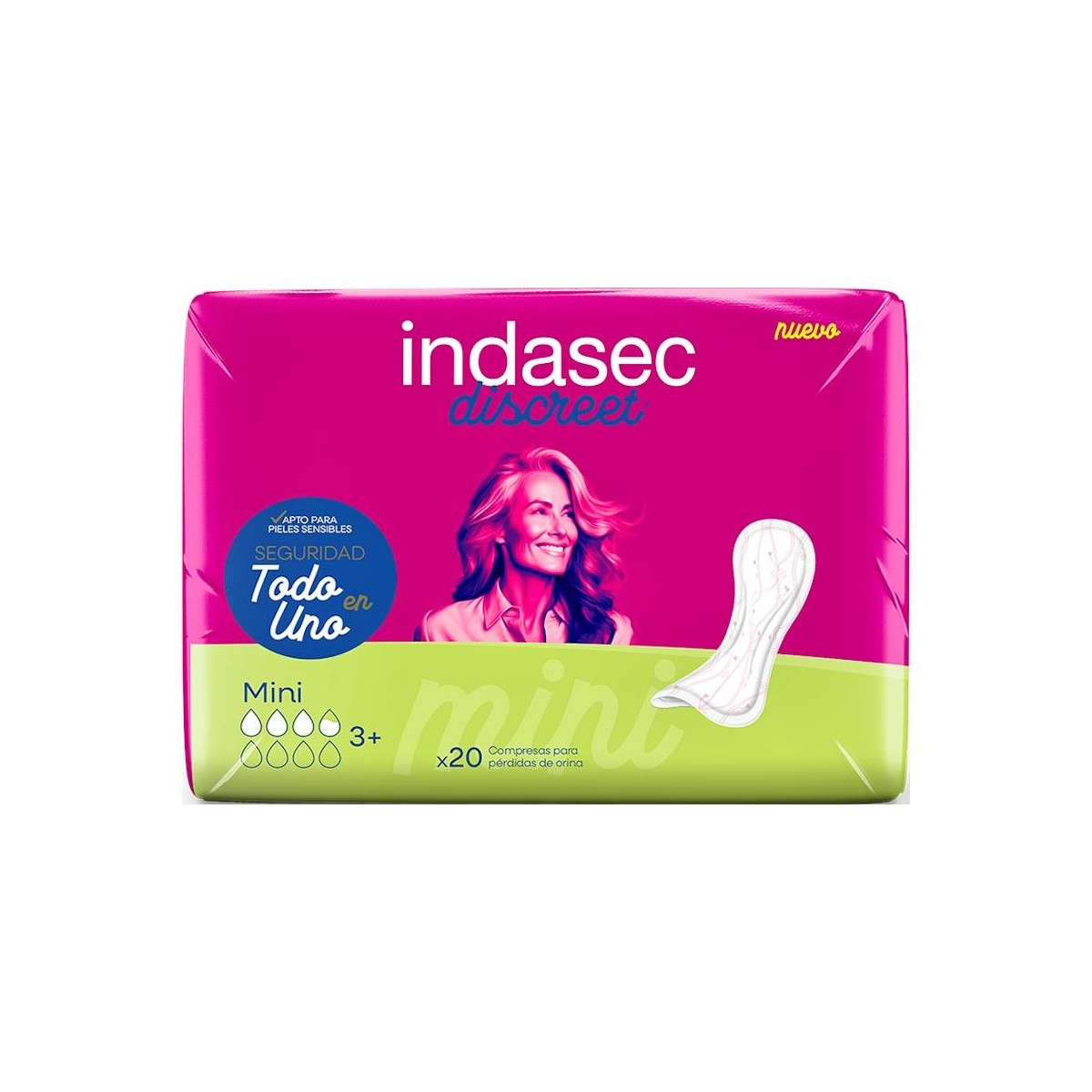 INDASEC ABSO INC LEVE 80 ML MINI 20U 2,5GOTAS