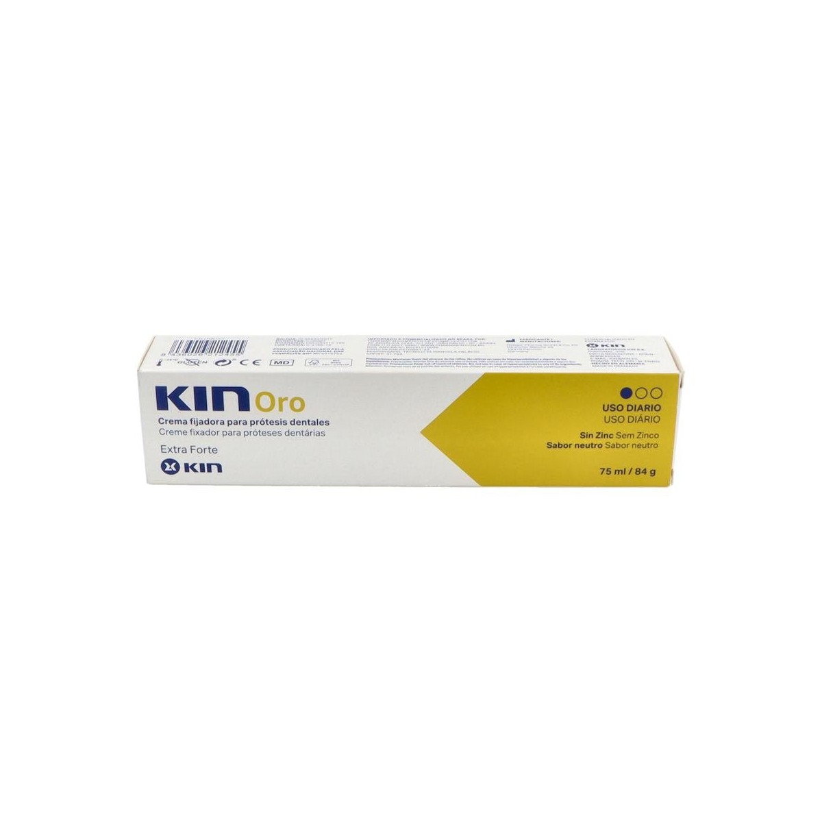Kin Oro Crema Fijad Extra Fte 75 Ml