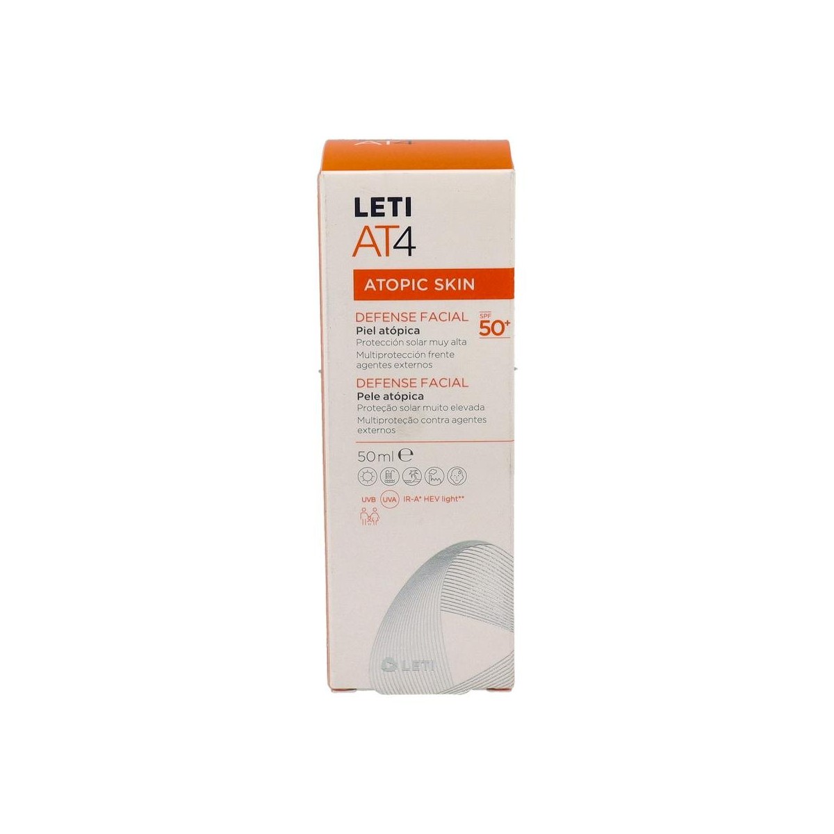 Leti At4 Defense Spf50 Facial 50 Ml