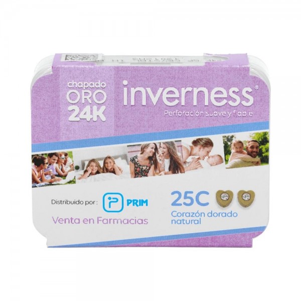 Pendiente Prim Inv 25C 24K-Coraz Dor-Nat 2 U