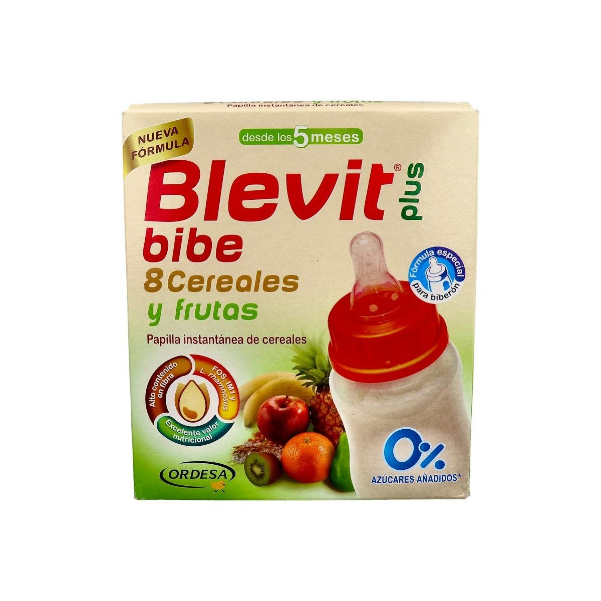 BLEVIT PLUS 8 CERE FRUTAS BIBERON 600 G