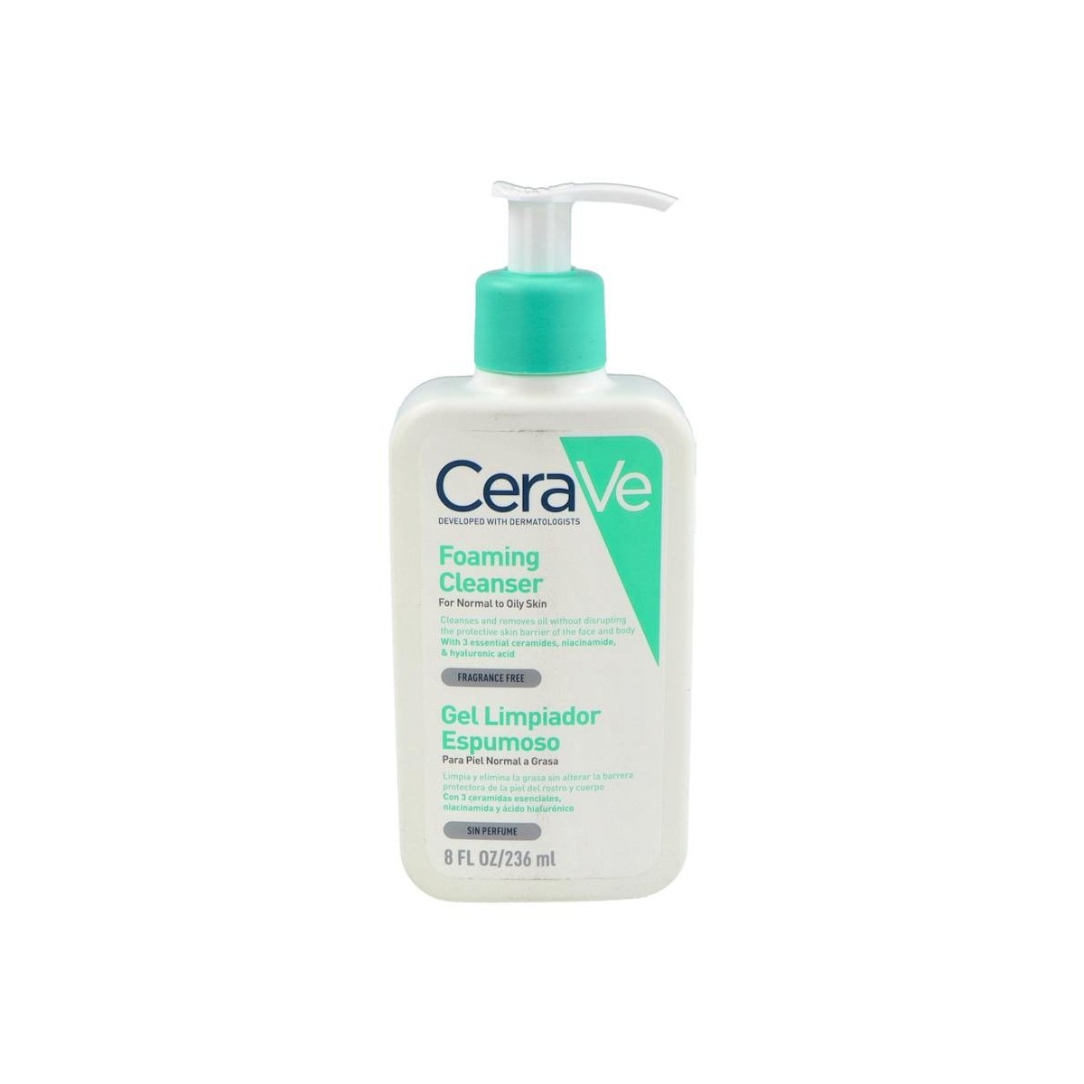 CERAVE LIMPIADOR ESPUMOSO 236ML