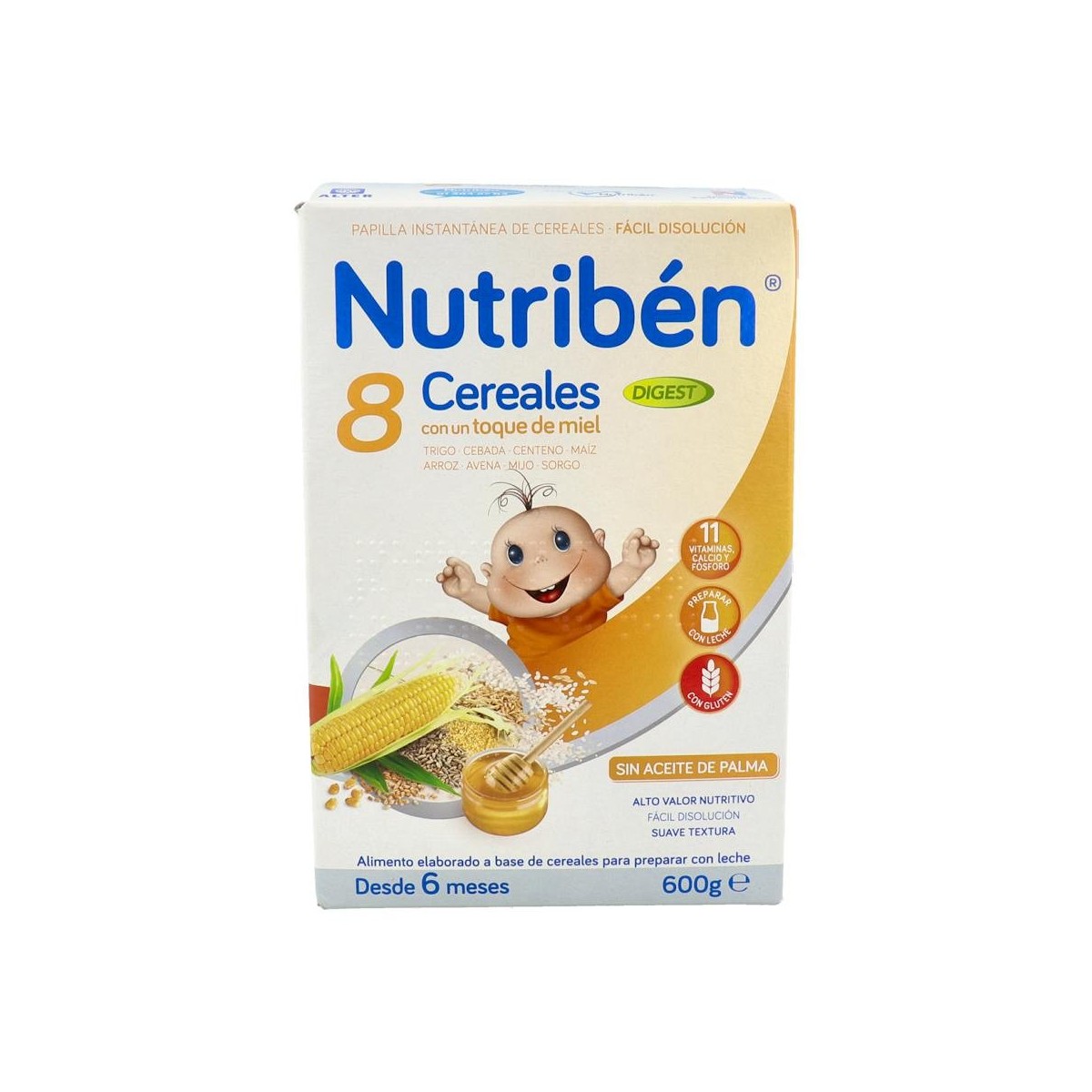 Nutriben 8 Cereales Miel Bifidus 600 G