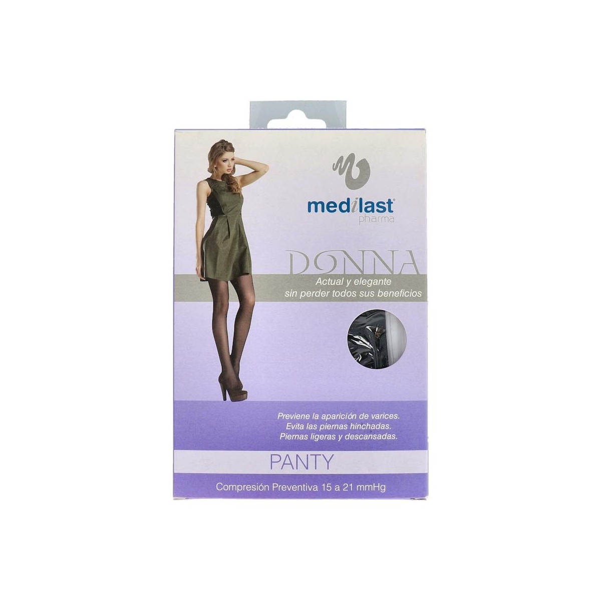 Panty Donna C.Preventiva Negro Ref. 270Nm Talla: M