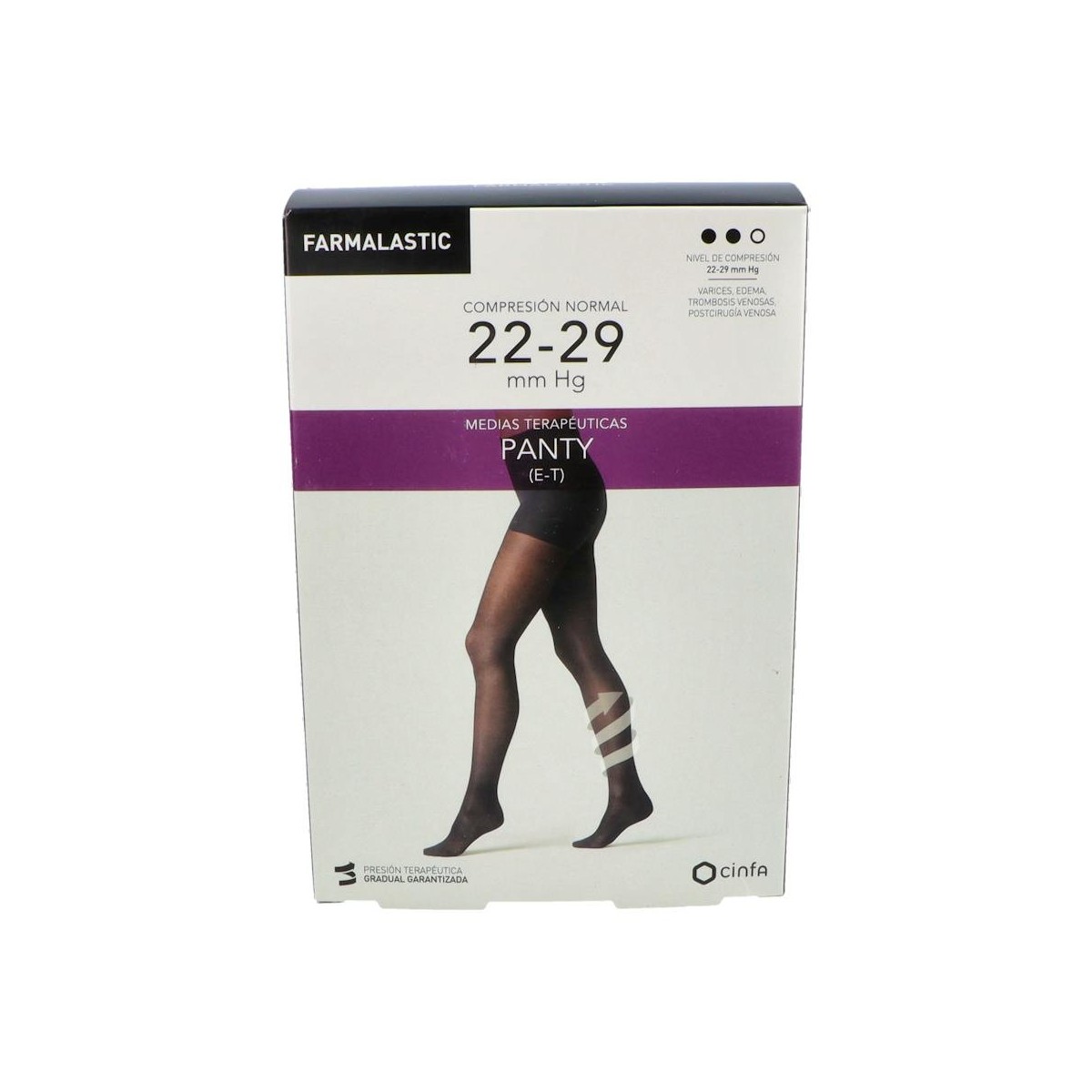 Panty Farmal Nor C/Punt Negro T/Reina 24-25 Cm...