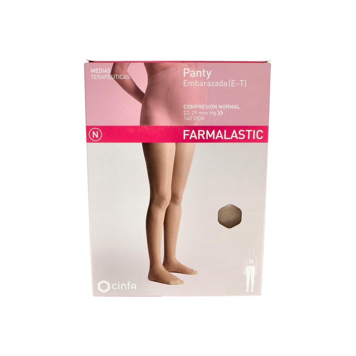 Panty Farmal Nor Pm C/Punt Beige T/P 20-21 Cm 1 Un