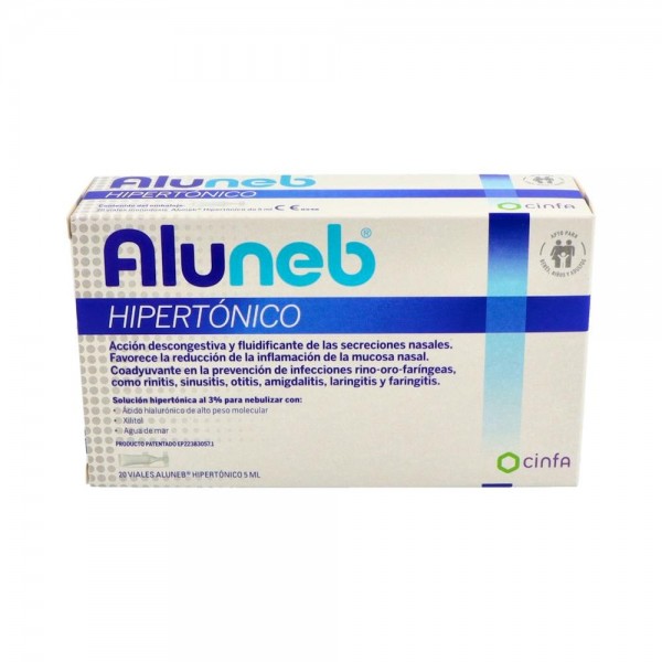 ALUNEB HIPEROTONICO 20 VIALES 5 ML