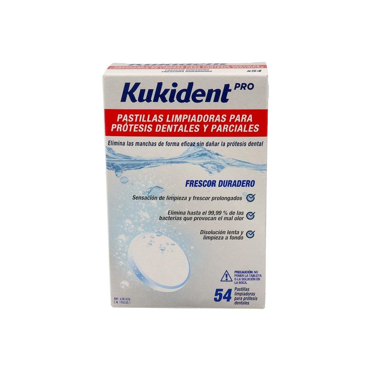 Kukident Pastillas Limpiadoras 54 U