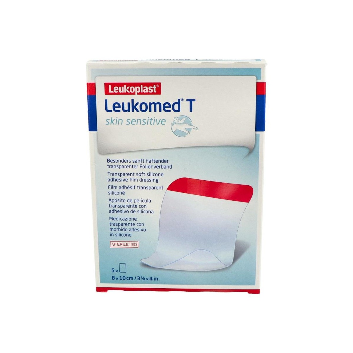 Leukomed T Skin Sensitive 8Cm X 10Cm 5 Un