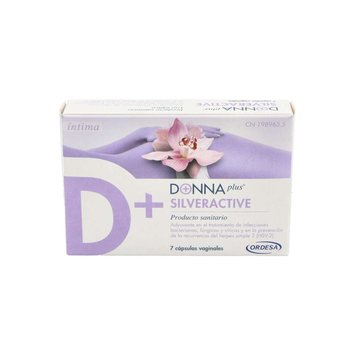 DONNAPLUS SILVERACTIVE 7 CAPS VAGINAL