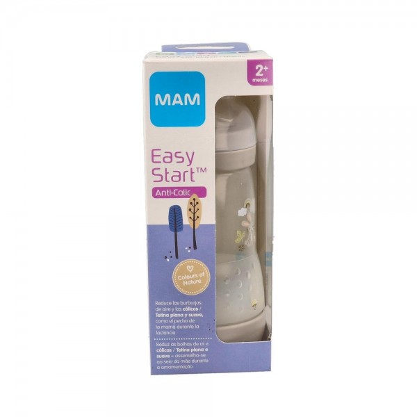 BIBERON MAM ANTI-COLIC 260ML MATT - NEUTRO