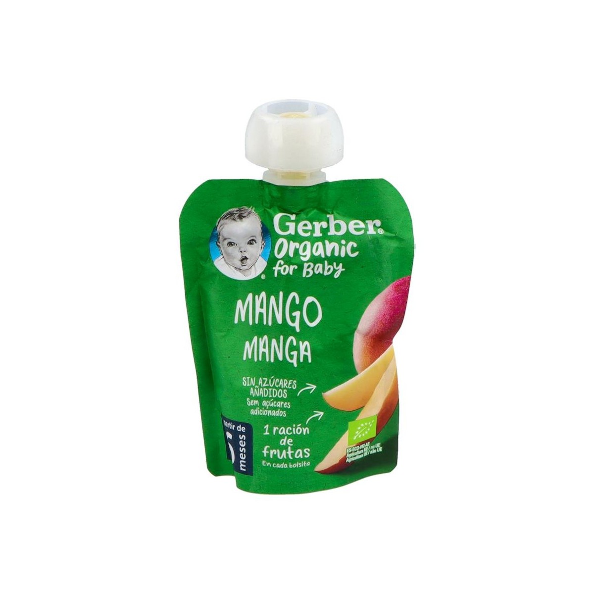 GERBER POUCH ORGANIC MANGO 90G