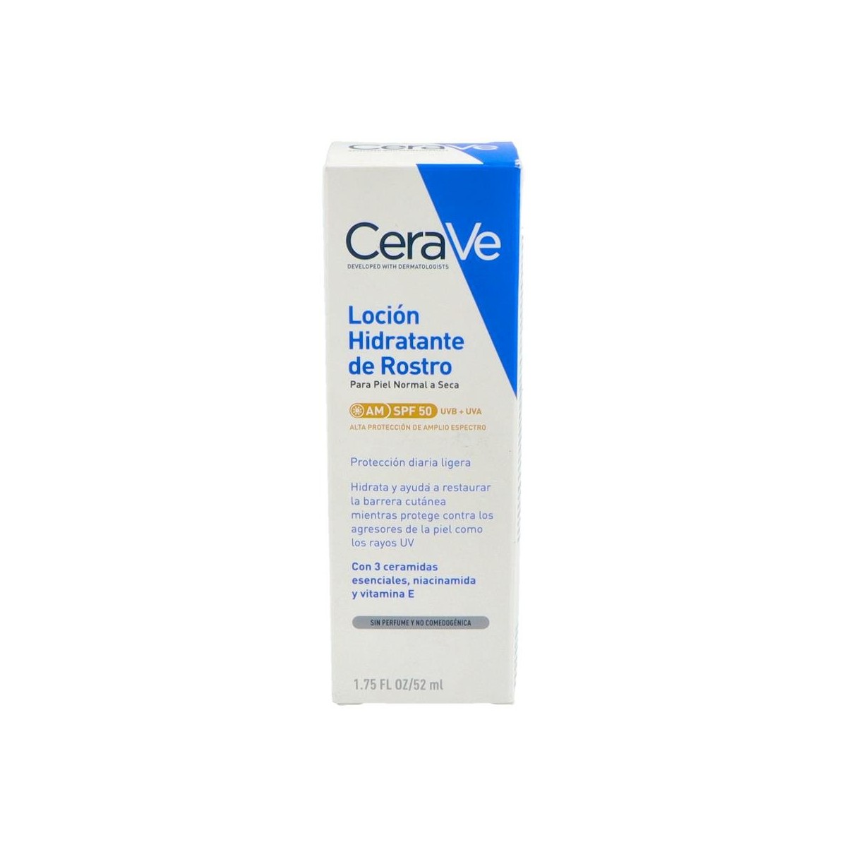 CERAVE LOCION HIDRATANTE DE ROSTRO SPF 50 52 ML
