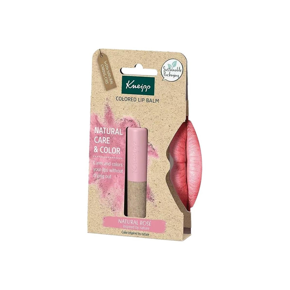 Kneipp Balsamo Labial Natural Rose 3,1 G