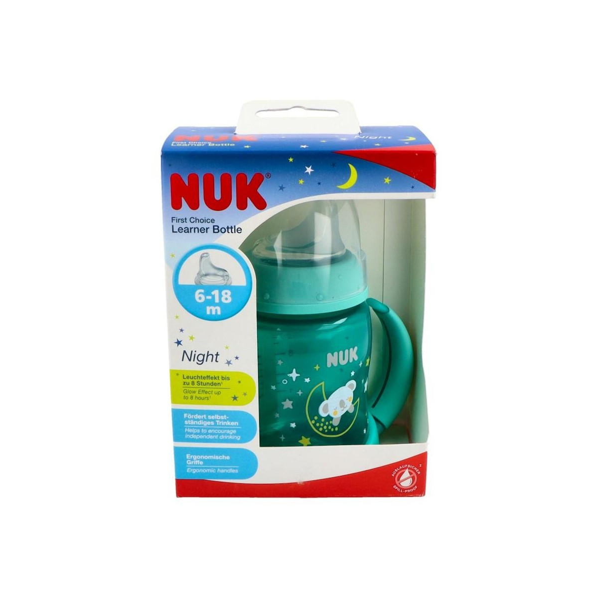 Nuk Pack Biberon Entrena Night Silicon 150Ml