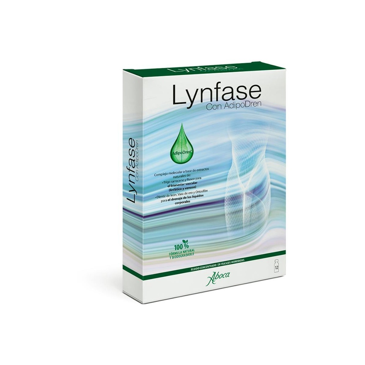 LYNFASE FLUIDO 12 FRASCOS MONODOSIS