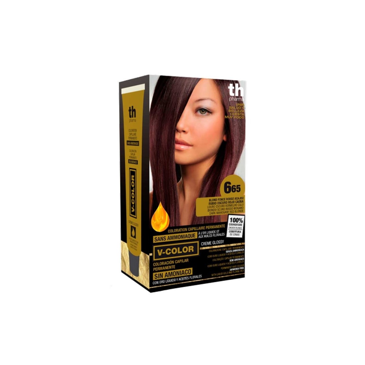 TH VITALIA TINTE S/A 6.65 RUBIO OSCURO ROJO CAOBA