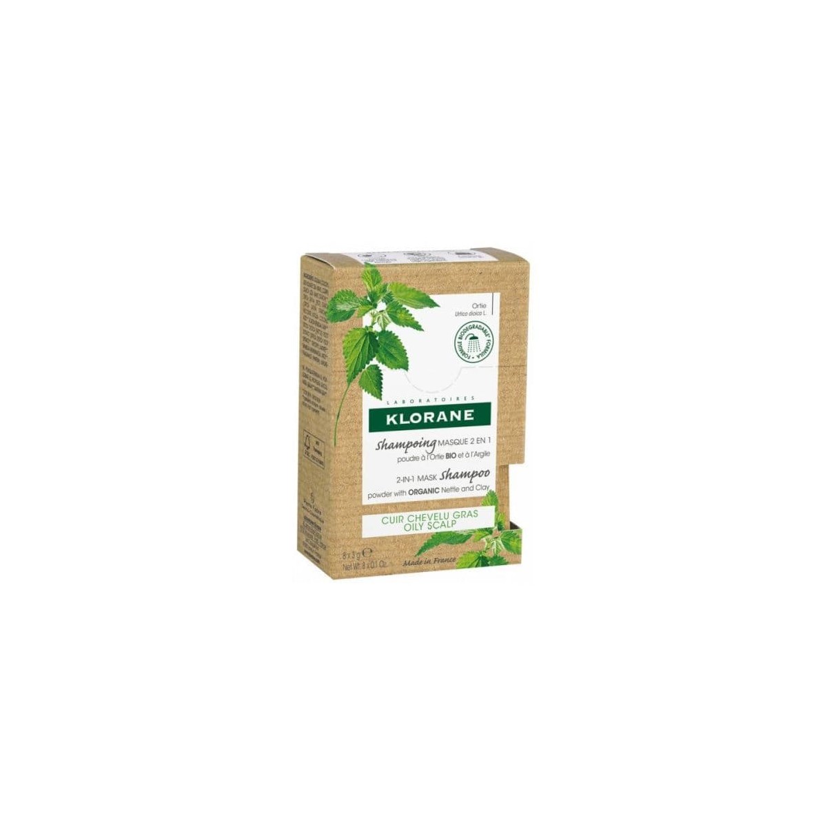 Klorane Champú Mascarilla en Polvo a la Ortiga BIO