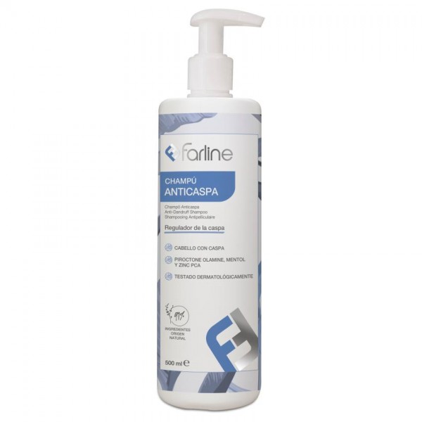Farline Champú Anticaspa Caspa Grasa 500 ml