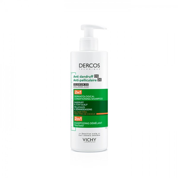 Dercos Champú Acondicionador Anticaspa Ds 2 en 1 390ml