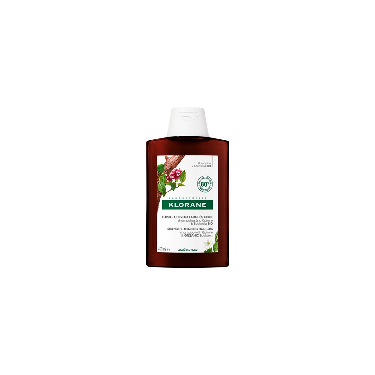 Klorane Champú Quinina y Edelweiss 400ml