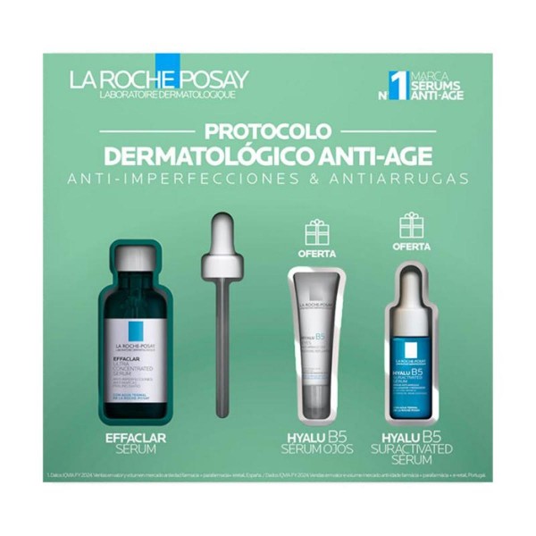Cofre Effaclar Sérum Ultra Concentrado 30 ml + Hyalu B5...