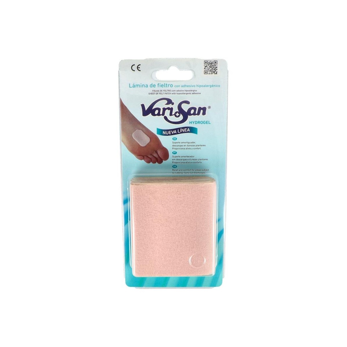 Lamina Varisan Fieltro Adh Hydrogel 9,5X50 Cm 1 U