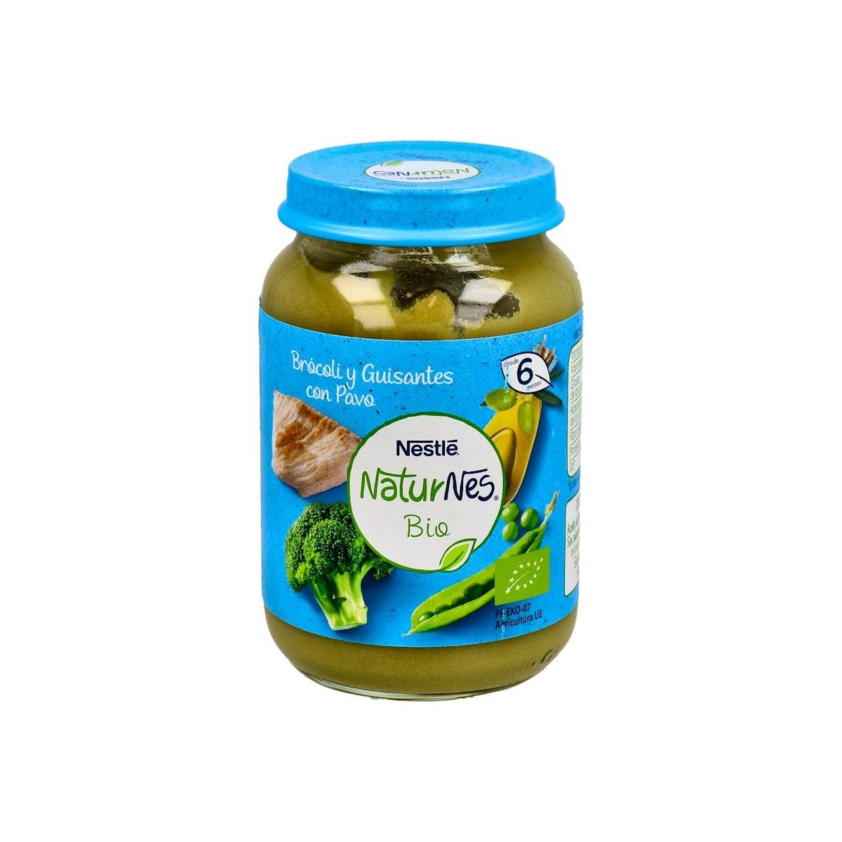Nestle Naturnes Bio Brocoli Guisantes Pavo 190G.