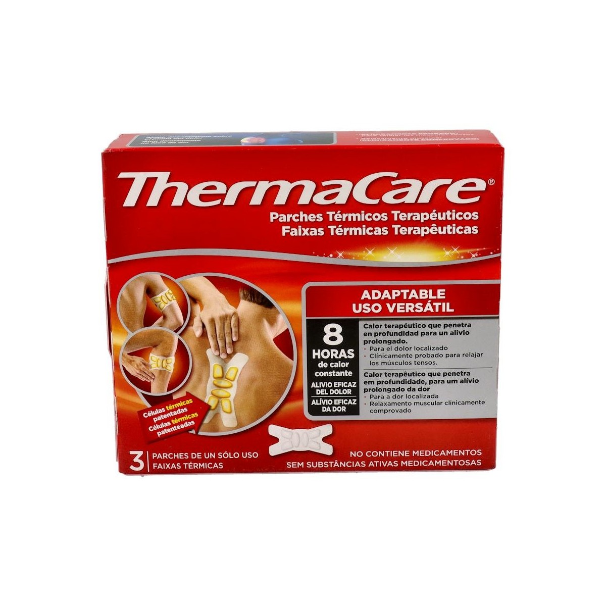 Thermacare Parche Termico Adaptable 3 U